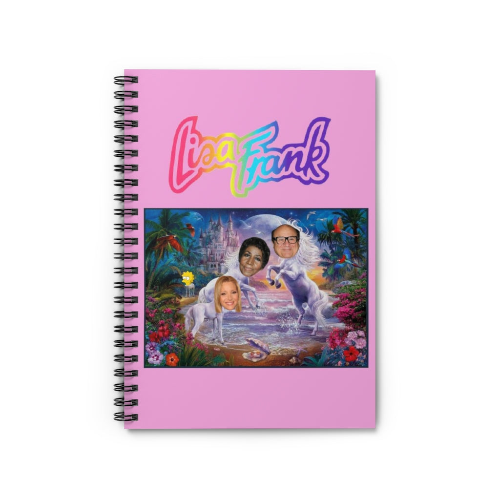 Lisa Frank Spiral Notebook - Ruled Line – blackchalkmusic