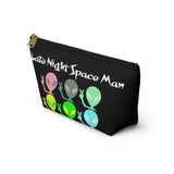 "Late Night Space Man" Accessory Pouch w T-bottom