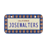 "JW2" Mini License Plate