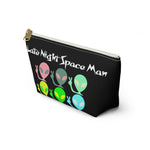 "Late Night Space Man" Accessory Pouch w T-bottom