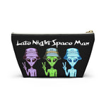 "Late Night Space Man" Accessory Pouch w T-bottom