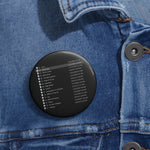 "The Black Chalk LP" Pin