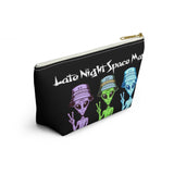 "Late Night Space Man" Accessory Pouch w T-bottom