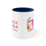 "America Runs On Chalk" Coffee Mug, 11oz