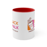 "America Runs On Chalk" Coffee Mug, 11oz