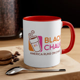 "America Runs On Chalk" Coffee Mug, 11oz